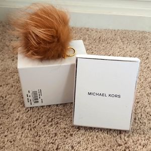 Original Michael Kors pom pom keycharm